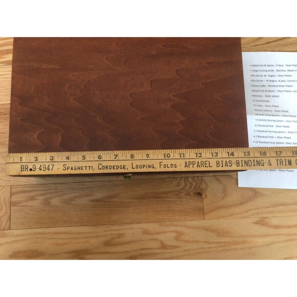 Vintage Naken’s Tarnish Proof Silverware Chest  with 65 pcs Flatware Made in Eng - Picture 4 of 10